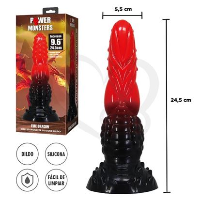 Dildo Monster con sopapa de silicona
